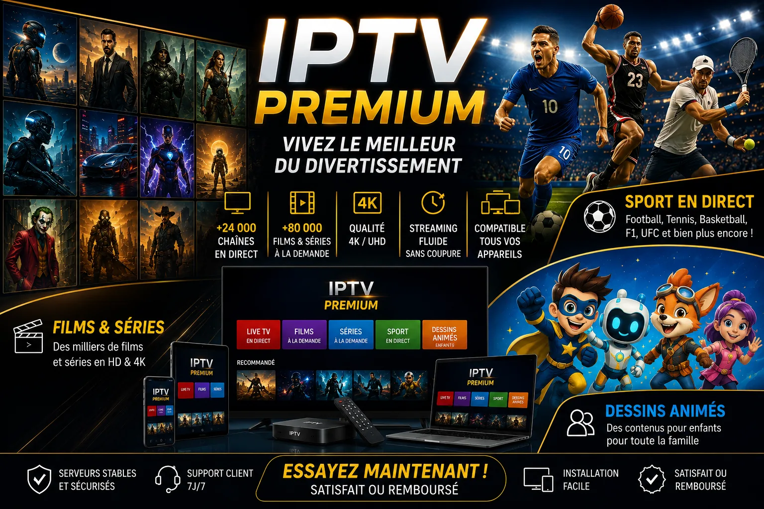 abonnement IPTV